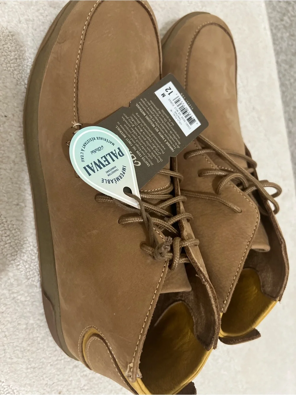 OluKai Men's Brown Chukka Boots brand new SIZE 12